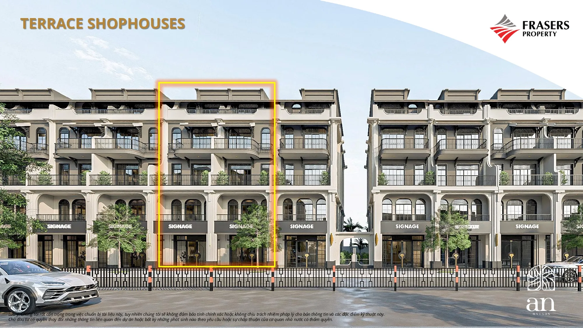 Terrace shophouse An maison